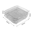 thumbnail image 4 of 3-Tier Air Fryer Rack Set, Stackable Stainless Steel Trays for Dehydrating or Multi-Layer Cooking, 4 of 8