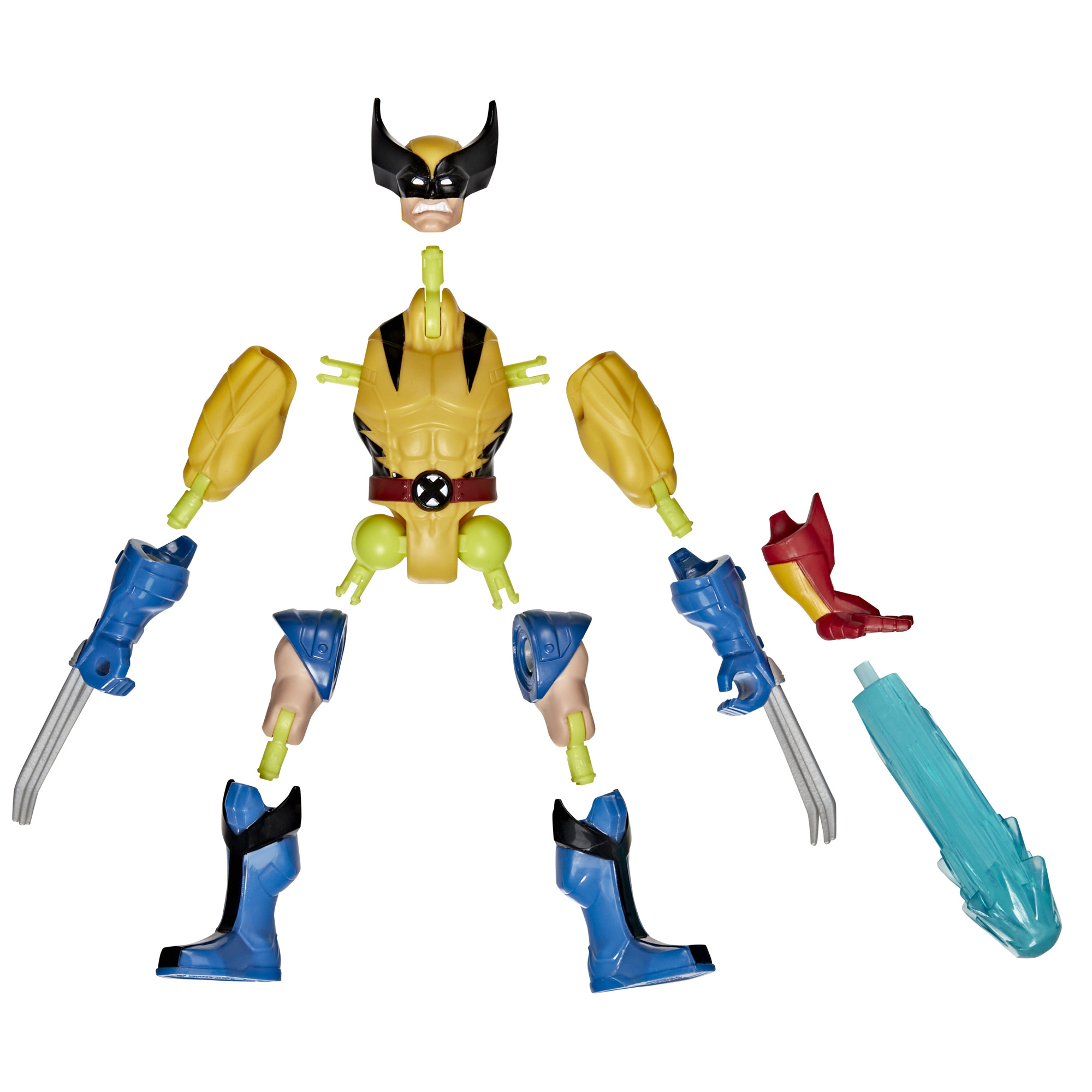MixMashers Marvel Avengers, figurine Wolverine à mélanger et combiner (12 cm), jouets Avengers
