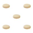 thumbnail image 2 of maskred Housses de Coussin Rondes pour Tabouret Confortable Polyester Imperméabilisation Douce beige 5Set, 2 of 6