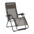 thumbnail image 1 of Lafuma Futura Zero Gravity Outdoor Steel Framed Recliner Chair, Graphite, 1 of 3