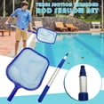 thumbnail image 2 of Pool Net Skimmer,Pool Net with Pole Pool Cleaning Standard Shallow Water Leaf Net with 3 Sections Retractable Aluminum Rods Pool Nets for Cleaning,Pool Leaf Net,Pool Cleaning Net, 2 of 7