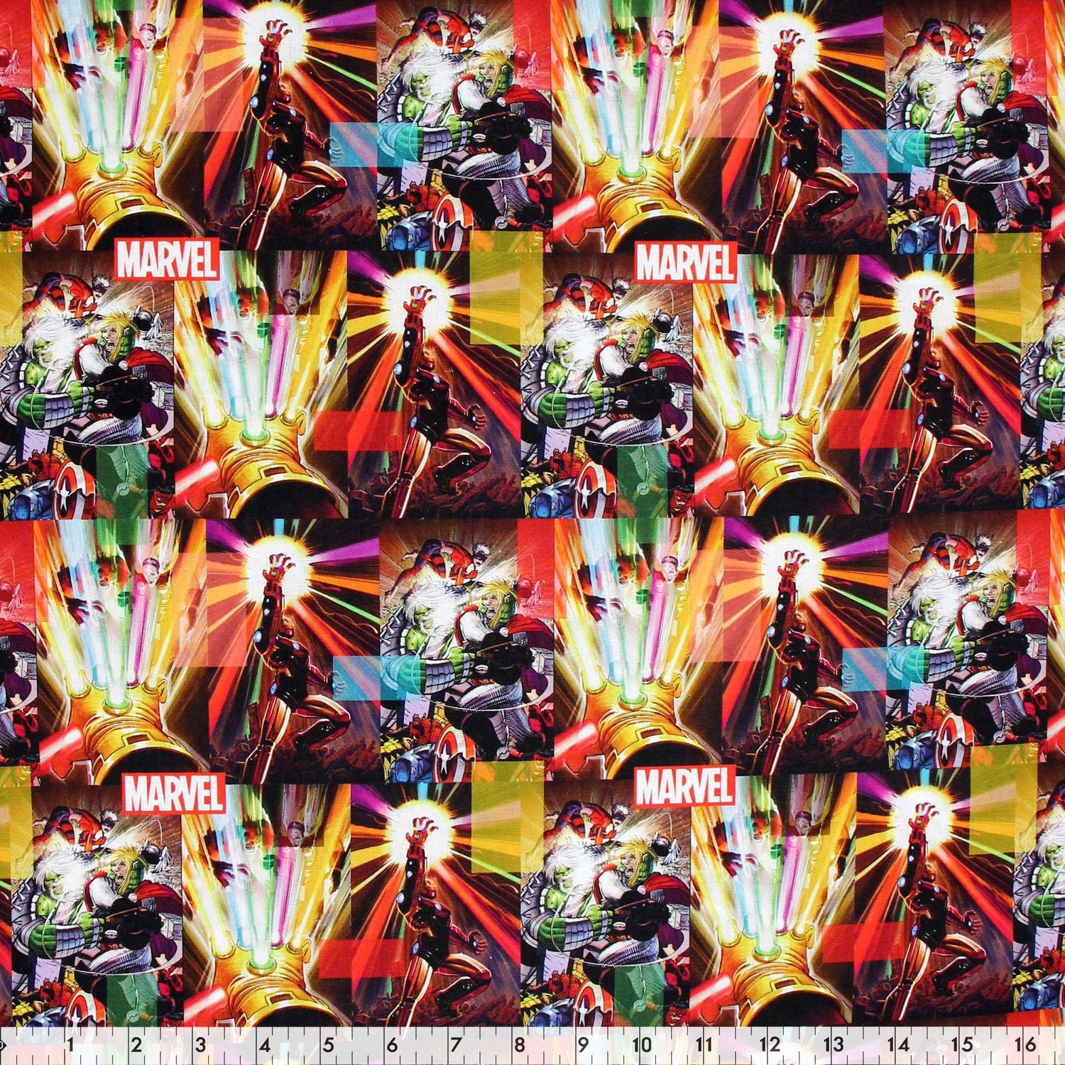 FABRIC CREATIONS Marvel Avengers Energy tissu de coton au mètre 111 cm (43.7 po) (44")