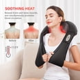 thumbnail image 3 of Comfier Shiatsu Shoulder & Neck Massager with Heat, 4D Deep Kneading Back Massager Gifts for Men/Women, 3 of 11