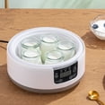 thumbnail image 3 of Machine à Yogourt, Machine à Yogourt Électrique avec Pots et Pot Intérieur, Machine à Yogourt Grec Automatique Multifonction 1,2 L, Machine à Natto, Machine à Vin de Riz, Yogourt Fait Maison Facile à Utiliser, 3 of 7