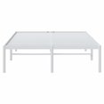 thumbnail image 3 of vidaXL Metal Bed Frame White 135x190 cm Double, 3 of 5