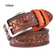 thumbnail image 4 of Thinsony Fashionable And Functional Fashion Printing Belt For Men Flexible And Smooth Orange 115cm 1Set, 4 of 6