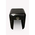 thumbnail image 1 of Nautical-Mart Table d'Appoint Industrielle / Aviateur Table de Bout Mobilier en Aluminium (Noir), 1 of 2