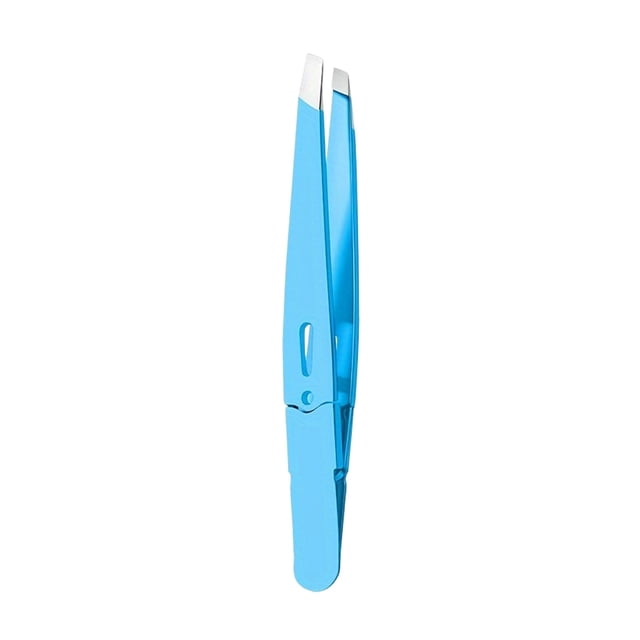 CJiaWei Stainless Steel Tweezers For Eyebrows And Facial Hair High Precision Slanted Tip Beauty Tool For Smooth Hair Removal