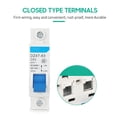 thumbnail image 2 of Mistaha Miniature Residual Current Circuit Breaker with 1 Pole DIN Rail Installation - High Sensitivity 40A DZ47-63 Household Leaking Protection Device, 2 of 6