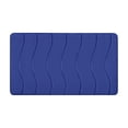 thumbnail image 2 of Fridja Washable Bathroom Mat, Memory Foam Bath Mat for Bathroom, Absorbent Bathroom Rug Non-Slip Rubber Back, 15.7''x23.6'', Blue, 2 of 5
