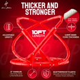 thumbnail image 2 of Honor Athletics 2.0 Beaded Jump Rope - Adjustable with Unbreakable Handles & Shatterproof Beads for Enhanced Fitness Training (Red Speedster), 2 of 6