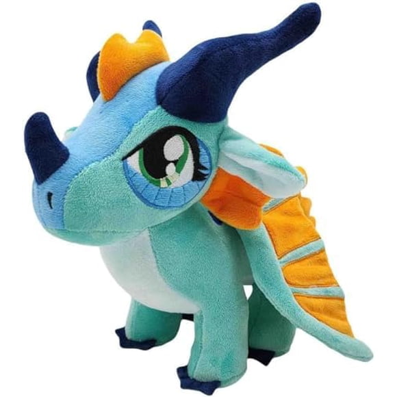 Wings of Fire Dragon Jouet en Peluche Rainwing Dragon Animaux en Peluche Ptérosaure Peluche Dragon Volant Coussin Peluches Cadeaux pour Fans Enfants Garçons Filles