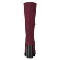 thumbnail image 2 of Unique Bargains Women's Mid-calf Block Heel Boots, 2 of 8