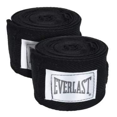Everlast Boxing Hand Wraps - 108" -Black Nylon