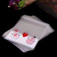 thumbnail image 3 of 100PCS Christmas Treat Bags Creative Patterns Cookie Bags Candy Treat Bags, 3 of 3