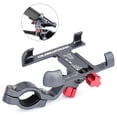 thumbnail image 1 of Strong Aluminum Alloy Bike Phone Mount Bicycle Motorcycle Phone Holder 360掳 Rotation Adjustable Phone Cradle 31.8mm Handlebar, 1 of 1