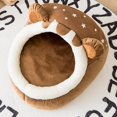 thumbnail image 3 of Lit Mignon pour Chien Lit Chaud pour Chiot Maison pour Chat et Hiver Chaud L, 3 of 7