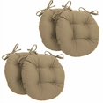 thumbnail image 2 of Coussins de Chaise Ronds Capitonnés en Sergé Uni de 16 Po (Ensemble de 4), 2 of 4