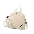 thumbnail image 4 of Siruishop Tennis Racket Holder Bag with Removable Adjustable Shoulder Strap Tennis Bag Beige, 4 of 8