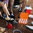 thumbnail image 1 of Cameland Plastique Extérieur Portable Camping 12 Oeufs Porte-Oeufs Contenant Étui Porte-Oeufs Support Boîte de Rangement pour Oeufs Étui avec Poignée, 1 of 7
