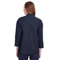 thumbnail image 2 of Blouse à Manches 3/4 en Broadcloth Extensible Collection Couronne pour Femmes DG560W, 2 of 2