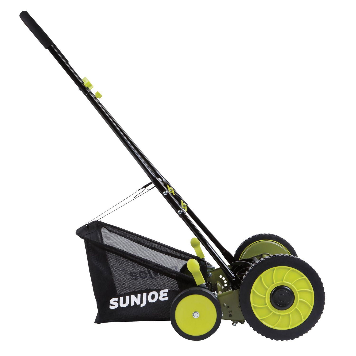 Sun Joe MJ501M Manual Reel Mower w/ Grass Catcher, 18 Inch