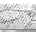 thumbnail image 2 of Soimoi Japan Crepe Satin Fabric Swallow Bird Small Printed Fabric 1 Yard 42 Inch Wide, 2 of 3