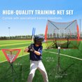 thumbnail image 2 of KFFKFF 7x7 ft Net for Baseball Softball Drills, Movable Training Mesh for Batting Catching Throwing, Backstop Gear with Arc Structure, Transport Sack, Target Area, 12 Spheres, 2 of 9