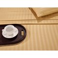 thumbnail image 2 of Mocassi 3-Piece Striped Duvet Cover Set, 1500 Thread Count, Button Closure - Cooling, Breathable Material- Wrinkle, Fade, Stain Resistant, Full/Queen, Gold, 2 of 4