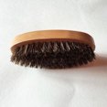 thumbnail image 4 of Brosse à Barbe et Moustache pour Hommes en Poils de Sanglier, Dure, Ronde, Manche en Bois, Outil de Style, 4 of 9