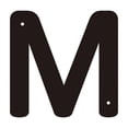 thumbnail image 1 of 3D Iron Art Letter House Number Sign with Screws Decorative Metal Alphabet Letters for Home Address Numbers,Garden Decor,Shop Sign, que Industrial Style,26 English Letters for DIY Wall Display, 1 of 5