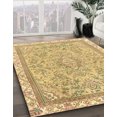 thumbnail image 2 of Ahgly Company Tapis d'Intérieur Ronds Abstraits Brun Cannelle, Tapis de Zone Abstraits, 5 Pieds Rond, 2 of 6