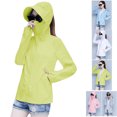 thumbnail image 2 of Coofit Manteau pour Femmes Respirant Léger Veste de Protection Solaire Veste d'Été, 2 of 8