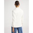 thumbnail image 3 of Scoop Women's and Women’s Plus Ultimate ScubaKnit Relaxed Blazer with Scrunch Sleeves, Size XS- XL, 3 of 5