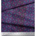 thumbnail image 2 of Soimoi Cotton Poplin Fabric Stripe & Moroccan Kaleidoscope Decor Fabric Printed Yard 42 Inch Wide, 2 of 3