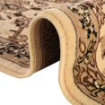 thumbnail image 4 of Unique Loom Sialk Hill Persian Floral Rug 5' x 8' Oval Ivory/Tan, 4 of 9