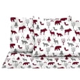 thumbnail image 2 of Safdie & Co. Flannel Sheet Set 4PC King Wildlife, 2 of 2