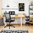 thumbnail image 2 of BestOffice Ergonomic Office Chair, Mesh Back – Adjustable Rolling Swivel, Modern Executive, Grey, 2 of 7