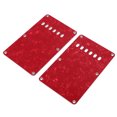thumbnail image 1 of 2PCS Electric Guitar Back Cover Plate, Plastic Guitar Guard Backplate With 6 Holes, 1 of 8