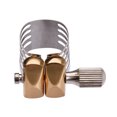 thumbnail image 4 of Ligature de Saxophone à Réglage à Vis Unique, Ligature de Saxophone Compacte et Durable pour Saxophone Alto / Embouchure en Caoutchouc Rigide, 4 of 6
