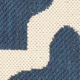 thumbnail image 4 of Safavieh Courtyard Navy Indoor Outdoor Rug - Square 7'10", 4 of 5