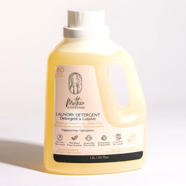 Mother of Invention Détergent à Lessive Hypoallergénique Non Parfumé (1,5 Litres)