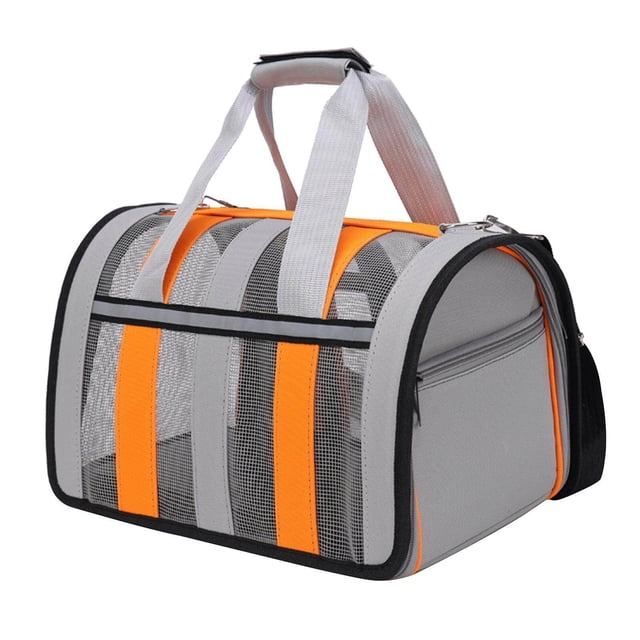 facefd Sacs de Transport Portables pour Chien, Écharpe de Transport pour Visites et Voyages, Gris