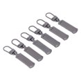 thumbnail image 2 of Zipper Pull Tab, Detachable Stainless Steel Metal Zipper Head  For Clothing Grey, 2 of 8