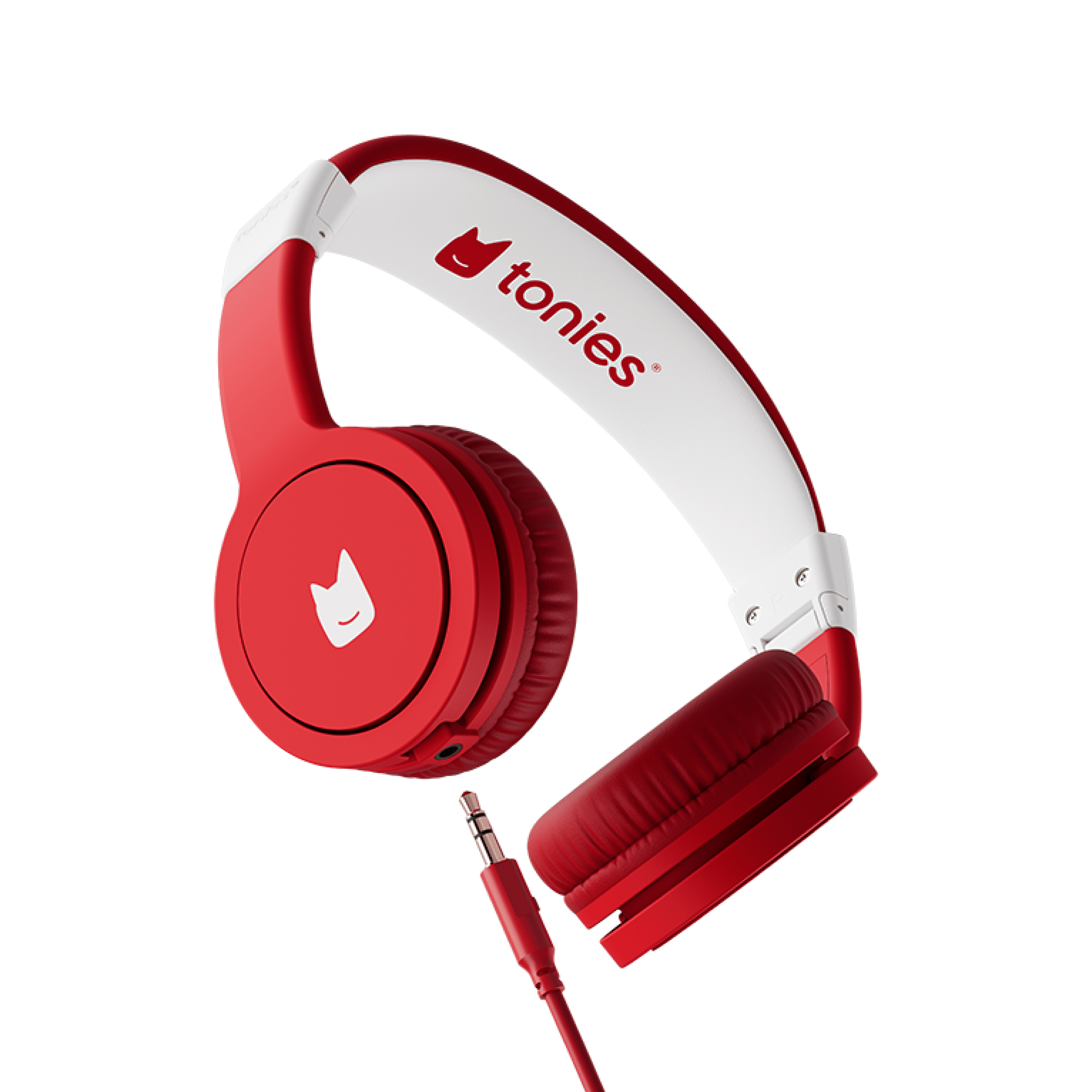 tonies Wired Headphones: Sunset Red