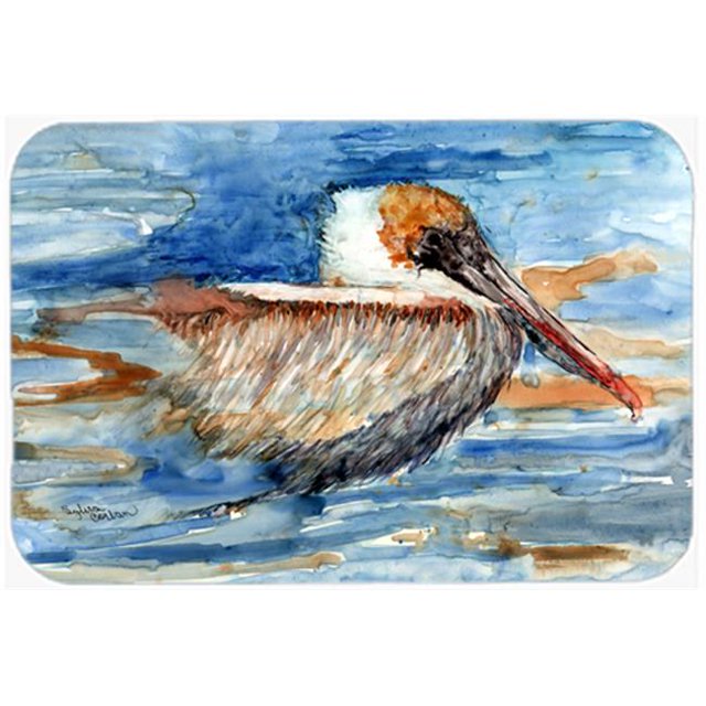 Carolines Treasures 8942CMT Pelican In The Water Kitchen & Bath Mat, 20 x 30