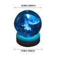 thumbnail image 2 of MesaSe 3d Glowing Crystal Ball Night Light Ornament Creative Coloful Night Scene Lamp With Base For Home Decor Gift, 2 of 9