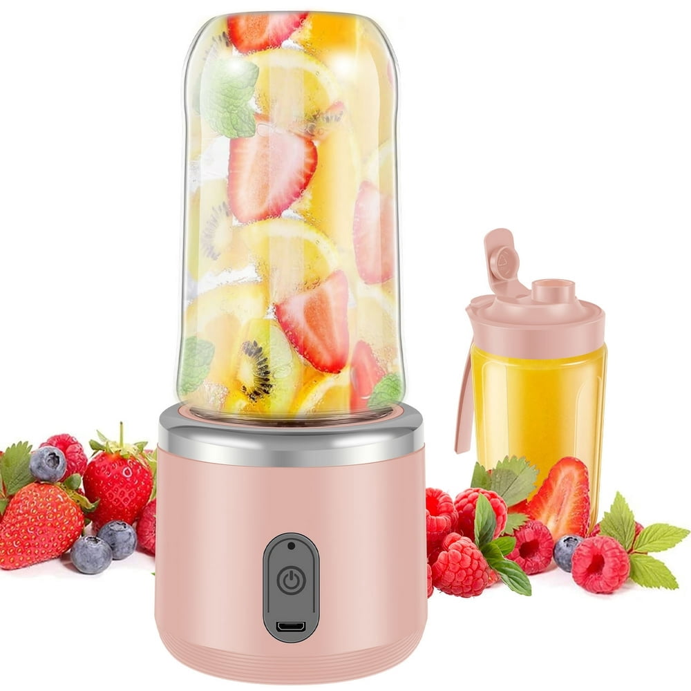 EASTIN 400ml Mini Juice Blender Portable Blender Six Blade Juice Mixer Blender Cordless USB Rechargeable Fruit Juicer Blender