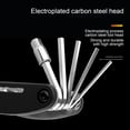 thumbnail image 5 of LJNYFDC Trousse d'Outils de Réparation pour Vélo de Montagne Trousse d'Outils de Bicyclette 21 en 1 Multitool Conception Pliable Entretien d'Urgence Clé Tournevis Outil de Réparation de Bicyclette Portable, 5 of 5