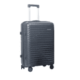 thumbnail image 4 of TRAVLR Monograph 4 Piece Luggage Set, Unbreakable Polypropylene Hardside Spinner Suitcase with 14" Vanity Case, Anti-Blast  YKK Zippers, TSA Lock, Expandable Travel Bags (Charcoal Grey), 4 of 8